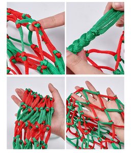 D5699 Bolsas de transporte de nailon multicolor al por mayor para balones deportivos, cesta de malla individual para fútbol, bolsa de <span class=keywords><strong>red</strong></span> para <span class=keywords><strong>baloncesto</strong></span> - Product Image 6