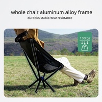 Portable extérieur rapide ouvert pliant Camping lune chaise pique-nique directeur pêche chaise petite chaise parapluie