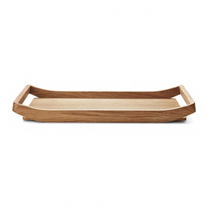 Bandeja de Madera Natural Hecha a Mano con Madera Dura Sostenible, Diseño Atemporal, Acabado Liso y Durabilidad Excepcional, Perfecta - Product Image 1