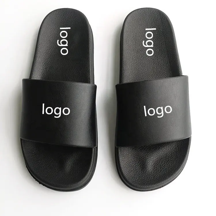 Yazdırılabilir terlik Sandal slaytlar erkekler, tasarımcılar erkekler Pvc terlik baskı, özel Logo erkekler Oem slide sandalet Pvc