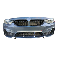 Kit de cuerpo de plástico de segunda mano de alta calidad para BMW M2 M3 F80 Incluye Parrilla de parachoques delantero Radiador Faros delanteros