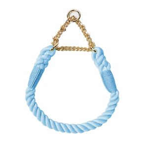 Laisse et collier de chien tressés à la main colorés mains libres Laisse et collier en corde de coton de luxe personnalisés - Product Image 5