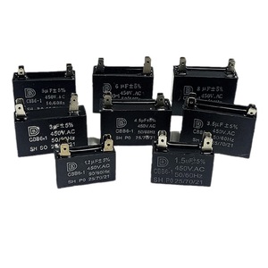คาปาซิเตอร์ CBB6-1 1.2 1.5 3 3.5 4.5 5 6 8 F 450V AC สำหรับมอเตอร์พัดลม เครื่องปรับอากาศ และเครื่องดูดควัน - Product Image 1