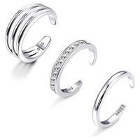 Meilleurs bijoux de plage plaqués or 14k, bagues réglables pour femmes, bagues pour doigt, pied, orteils, argent Sterling 925