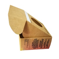 Vente en gros de boîtes de papier kraft de savon faites à la main à bas prix écologiques personnalisées boîtes de savon avec fenêtre