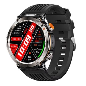 Reloj Inteligente HT30 Redondo con Pantalla Táctil, Monitor de Ritmo Cardíaco, Resistente al Agua, para Deportes al Aire Libre y Fitness, para Hombres - Product Image 5