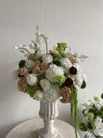 Boule de fleurs de mariage personnalisée ODM OEM, nouveau design, fleurs artificielles pour la décoration de mariage, centre de table, décoration de fête