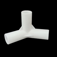 Raccord coudé en T PP de 8 mm de haute qualité, à 90 degrés, surface lisse, connecteur en plastique avec garantie de 3 ans pour boîtes à emporter