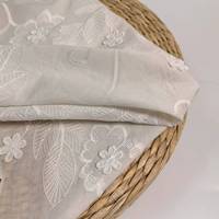Dentelle Soluble dans l'eau personnalisée de haute qualité 100% coton oeillet tissu brodé coton broderie robe de mariée tissu