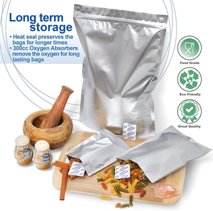 Empaque de 1 Galón, 10*14, 6*9, 4*6 Pulgadas, Etiquetas de Papel Personalizadas para Empaque de Oxígeno, Bolsa de Mylar de Aluminio - Product Image 4