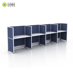 Hiện Đại Modular Nội Thất Văn Phòng Nhân Viên Bàn Tủ Văn Phòng Trạm Làm Việc Với Phân Vùng - Product Image 1