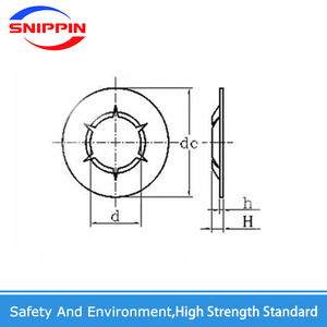 Gb894.1 304 thép không gỉ đàn hồi giữ lại vòng cho trục M5 M6 M7 M8 M9 M10 M11 M12 M13 M14-M160 bên ngoài Snap máy giặt circlip - Product Image 6