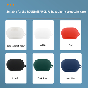 Étui de protection pour <span class=keywords><strong>casque</strong></span> d'écoute étui en silicone pour écouteurs <span class=keywords><strong>JBL</strong></span> SOUNDGEAR CLIPS, coque d'écouteurs <span class=keywords><strong>sans</strong></span> <span class=keywords><strong>fil</strong></span> TWS, pour airpods Pro Cover - Product Image 2