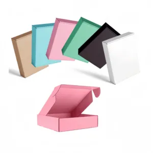 Kotak hadiah kecil karton pembungkus warna DIY 15 ukuran kotak kemasan hadiah DIY dapat disesuaikan