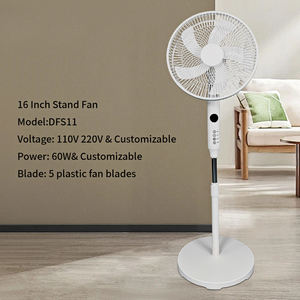 <span class=keywords><strong>พัดลม</strong></span>ตั้งพื้นแบบมีรีโมทขนาด 16 นิ้ว ปรับความสูงได้ พร้อมระบบส่ายลมแรง สำหรับใช้ในห้องนั่งเล่น ภายนอกอาคาร โรงแรม และรถยนต์ - Product Image 6