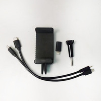 Endoscope de direction HD 1080p, caméra vidéo boroscope à câble flexible de 6,4 mm et 1 m pour véhicules et outils divers