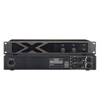 Amplificateur de puissance Xtuga X-2.5 Classe D 2 canaux 500W*2 Métal Professionnel Entrée stéréo 6.3mm AC 220V/110V pour enceinte de scène