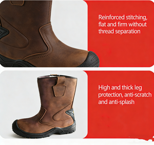 Bottes de sécurité Wellington pour hommes, sur mesure, à embout d'acier, pour l'<span class=keywords><strong>hiver</strong></span>, en <span class=keywords><strong>liquidation</strong></span> - Product Image 5