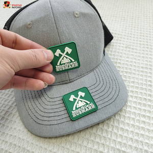 Parches Termoadhesivos Personalizados de Silicona de PVC Suave en 3D con Logotipo de Avión, Insignia con Gancho y Bucle para Ropa y Gorras - Product Image 6