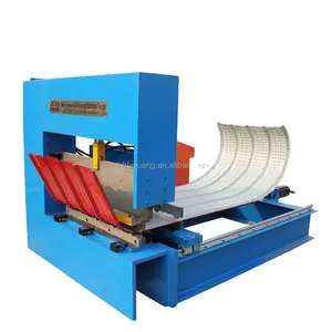 Auto crimping curved roll forming curving machine