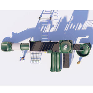 Toboganes de <span class=keywords><strong>plástico</strong></span> para niños al aire libre directos de fábrica para jardín de infantes y parque residencial Equipo para niños al aire libre - Product Image 4