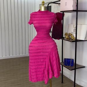 C9165 Premi yüksek kalite yaz rahat uzun elbise afrika kadın elbise Midi elbiseler sıkı Bodycon 2025 toptan - Product Image 1