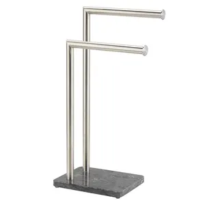 Livre pé counter top banheiro banheiro toalhas fundo de mármore armazenamento rack stand