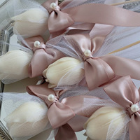 Kreative Elegante Handgefertigte Blumenförmige Sojawachs-Votivkerze Hochzeitsgeschenke Muttertag Erntedankfest Geschenk