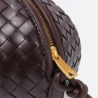 Sac Tendance 2024 produits de livraison directe 2025 portefeuille de créateur de luxe femmes Mini sacs petit sac à main tissé sac cylindrique en cuir Pu