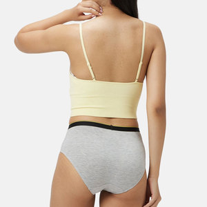 Culotte sans couture pour femme, respirante, séchage rapide, sous-vêtements unis de haute qualité, couleur unie, tricotée, écologique et respirante - Product Image 4