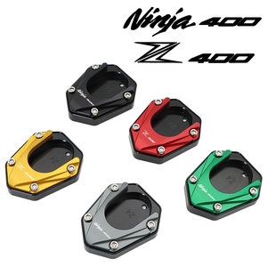 Accesorios de motocicleta pata de cabra Uitbreiding soporte lateral almohadilla de placa de extensión para <span class=keywords><strong>KAWASAKI</strong></span> Ninja400 <span class=keywords><strong>Z400</strong></span> - Product Image 1