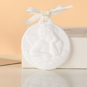 FinRu Coffret Cadeau Luxe Exquis Ensemble <span class=keywords><strong>de</strong></span> Pierres en Céramique Diffuseur d'Huiles Essentielles Parfum Diffuseur d'Air en Gypse <span class=keywords><strong>Pierre</strong></span> d'Encens - Product Image 4