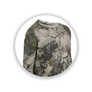 Camisa Táctica de Caza de Lona para Hombre, Invierno, 100% Acrílico, Antiestática, Antipolvo, Transpirable, de Secado Rápido, Manga Larga, Cuello Redondo - Product Image 6