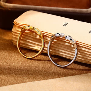 Anillo <span class=keywords><strong>de</strong></span> Plata <span class=keywords><strong>de</strong></span> Ley S925 con Baño <span class=keywords><strong>de</strong></span> Oro Blanco y PVD <span class=keywords><strong>de</strong></span> 18K, Grabado con la Frase '<span class=keywords><strong>Te</strong></span> <span class=keywords><strong>Amo</strong></span> <span class=keywords><strong>para</strong></span> <span class=keywords><strong>Siempre</strong></span>', Regalo <span class=keywords><strong>de</strong></span> San Valentín <span class=keywords><strong>para</strong></span> Parejas - Product Image 3