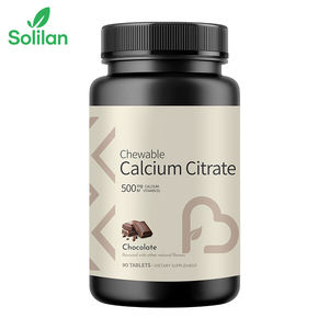 Compresse masticabili di cioccolato naturale ad alta potenza per adulti fonte di alta qualità calcio magnesio vitamina <span class=keywords><strong>D3</strong></span> K2 per la salute delle ossa - Product Image 1