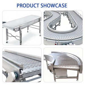 Automatic <strong>Conveyor</strong> for Food Production Line Transport Materials Hygienic Easy Clean Chain <strong>Conveyor</strong> Manufacturer - Product Image 4