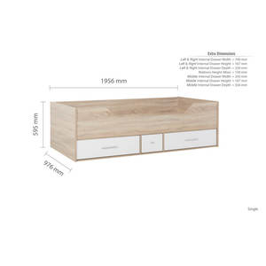 CARB-P2 Minimalist Modern tasarım dayanıklı sıcak satış ahşap depolama ikiz karyola iskeleti 2 çekmeceli <span class=keywords><strong>3</strong></span> katmanlar - Product Image 6