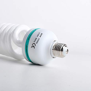 Ampoule fluorescente spirale en gros 135W 5500K Lumière du jour CRI90 Culot E27 Économie d'énergie pour l'éclairage vidéo et photographique en studio - Product Image 2