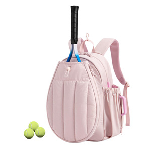 Sac à dos de tennis et de pickleball unisexe personnalisé, nouveau, pour l'extérieur, sac à raquettes rembourré portable pour femmes, avec compartiment pour chaussures - Product Image 5
