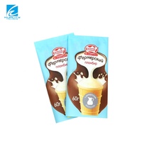 Emballages de tubes de glace personnalisés, pièces, en plastique, pour glace glacée, glace