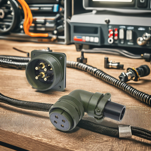 Tiêu Chuẩn Mỹ 4-Core Không Thấm Nước USB DIN Kết Nối Cong MS3108A18-10S MS3102A18-10P 4-Pin Thông Tư Thiết Kế PCB Nam/Nữ - Product Image 1