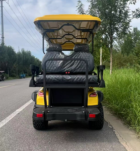 รถกอล์ฟไฟฟ้า 8 ที่นั่ง 3 แถว กำลังไฟ 4 กิโลวั<span class=keywords><strong>ต</strong></span><span class=keywords><strong>ต</strong></span>์ ยางชายหาด 12 นิ้ว พวงมาลัยคาร์บอนไฟเบอร์ กระจกพับได้ สำหรับรับรองแขกและเที่ยวชมสถานที่ ลดราคาพิเศษ - Product Image 4