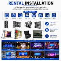 Écran LED de scène pour événements, mariages, spectacles, conférences, arrière-plan de scène, mur vidéo LED, écran LED pour cabine DJ, vente en gros