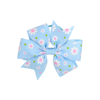 Pita Rambut PC Ribbons Stok Besar, Ikat Rambut Lucu untuk Aksesoris Anak Perempuan, Ikat Rambut Bayi Motif Bunga, Jepit Rambut Warna Solid
