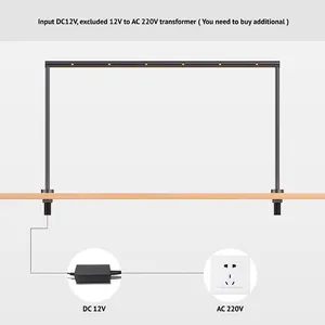 TRI-5212-004 luz led para jóias vitrine levou luz vitrine 3000K, 4000K,6000K jóias vitrines led