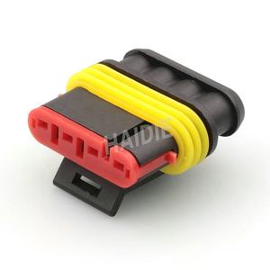 2 4 6ピンオスメス防水温度センサー電動ガソリンポンプワイヤーハーネスプラグコネクタ282088-1 - Product Image 4