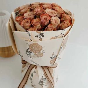 Sogno rosa creatività romantica coreano di lusso impermeabile imballaggio Stereo fiore carta da imballaggio - Product Image 2