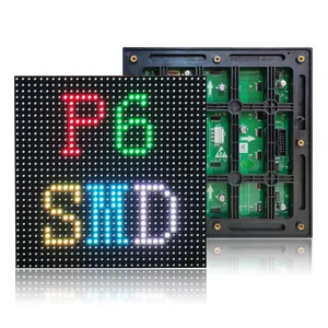 لوح إضاءة LED خارجي ملون بالكامل P3 P4 P5 P6 P8 P10 ذو جودة عالية، وحدات شاشة عرض LED بتقنية smd