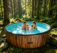 Piscines pliables portables pour intérieur/extérieur, 3*1,2 mètres ou taille personnalisée, piscine pour adultes et enfants, pour usage familial