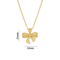 Collier Nœud Déclaration Polyvalent au Design Classique, Tendance Internationale, pour Femme, de Luxe, de Niche, en Cuivre Premium et Zircon, pour la Clavicule